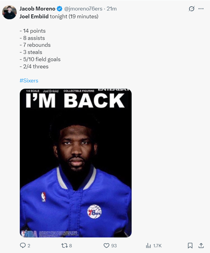 重返赛场对, 左膝已经可, 上赛季的恩 重返赛场对, 左膝已经可, 上赛季的恩